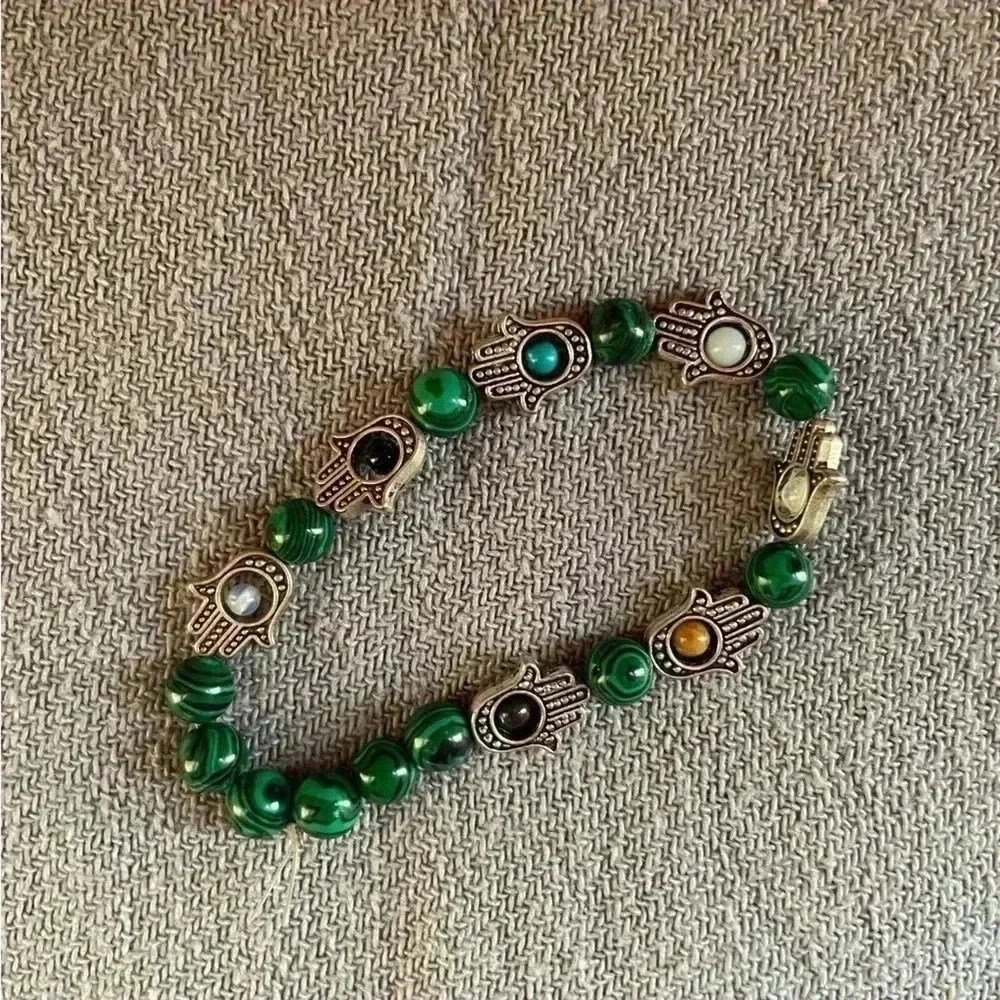 Yoga Hamsa Bead Bracelet​​​